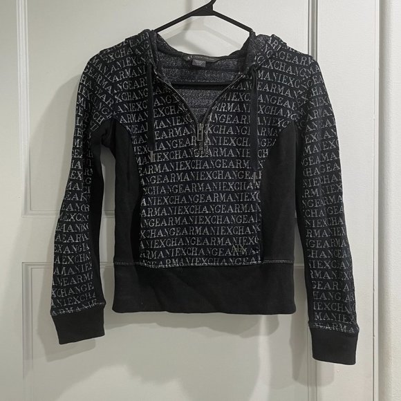 Armani Exchange cropped hoodie - Picture 7 of 7